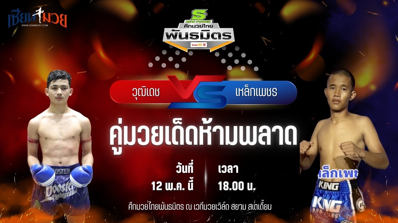 วิเคราะห์มวย ศึกมวยไทยพันธมิตร วุฒิเดช ส.เดชดำรงค์ พบ เหล็กเพชร หจก.สงวนชัย