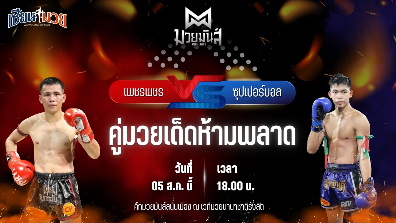 วิเคราะห์มวยวันนี้ ศึกมวยมันส์สนั่นเมือง เป็นการพบกันระหว่าง เพชรพชร ศูนย์กีฬากุดฉิม และ ซุปเปอร์บอล เกียรติฉัตรชัย