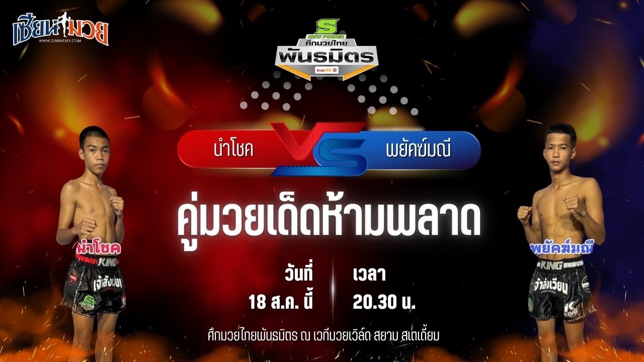 วิเคราะห์มวยวันนี้ ศึกมวยไทยพันธมิตรช่วงที่ 2 เป็นการพบกันระหว่าง นำโชค ต.อิทธิพร และ พยัคฆ์มณี สวนจากคาเฟ่