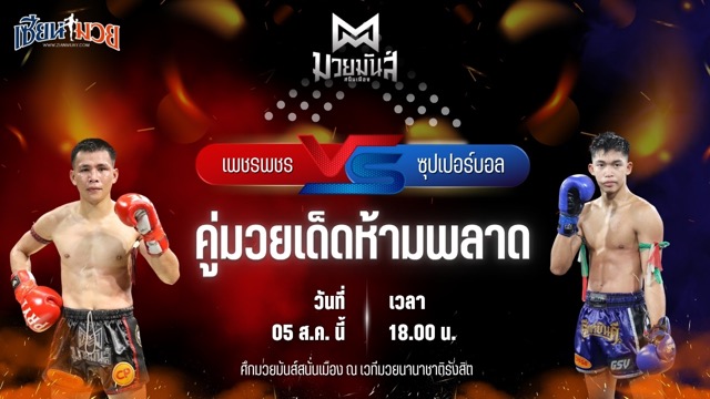 วิเคราะห์มวยวันนี้ ศึกมวยมันส์สนั่นเมือง เป็นการพบกันระหว่าง เพชรพชร ศูนย์กีฬากุดฉิม และ ซุปเปอร์บอล เกียรติฉัตรชัย