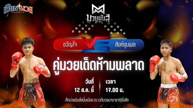 วิเคราะห์มวยวันนี้ ศึกมวยมันส์สนั่นเมือง เป็นการพบกันระหว่าง ขวัญใจ เกียรติชัยยุทธ และ สิงห์ชุมพล น.อนุวัฒน์ยิม