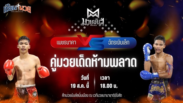 วิเคราะห์มวยวันนี้ ศึกมวยมันส์สนั่นเมือง เป็นการพบกันระหว่าง เพชรนาคา ศิษย์เจริญทรัพย์ และ ฉัตรเงินเล็ก ปานนิวัฒน์มวยไทยยิมส์