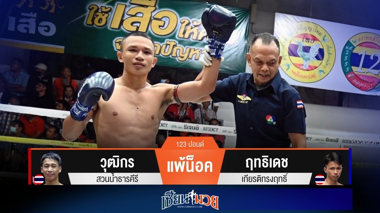 ผลมวยวันนี้ ฤทธิเดช สับศอกน็อค วุฒิกร ยก 3!