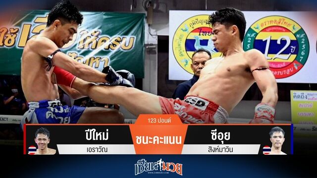 ผลมวยวันนี้ ปีใหม่ เข่าโหด! ชนะคะแนน ซีอุย ไปแบบเอกฉันท์