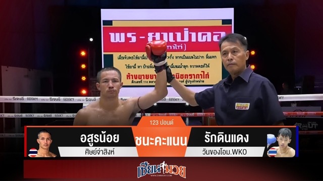 ผลมวยวันนี้ อสูรน้อยพลิกชนะคะแนนรักดินแดงแบบเอกฉันท์!