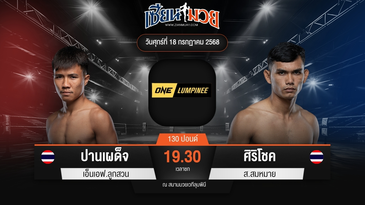 ไฮไลท์มวยศึก ONE ลุมพินี 116 ระหว่าง ปานเผด็จ เอ็นเอฟ.ลูกสวน พบ ศิริโชค ส.สมหมาย