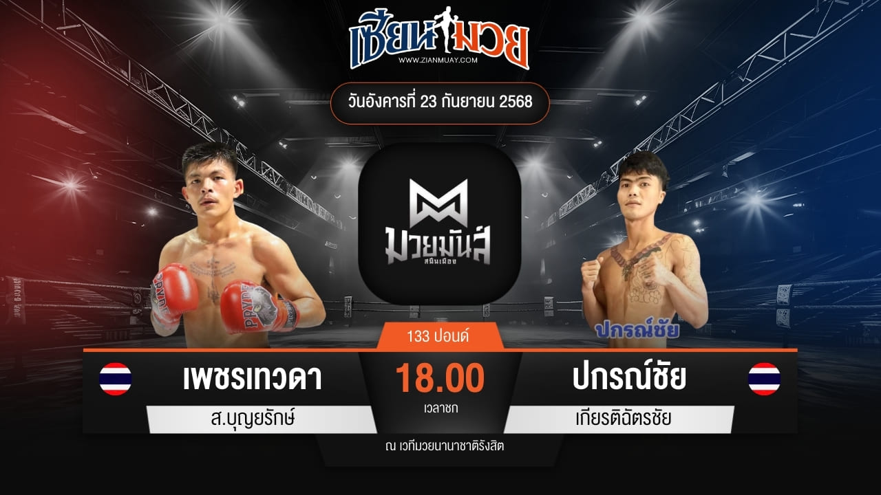 ไฮไลท์มวยศึกมวยมันส์สนั่นเมือง ระหว่าง เพชรเทวดา ส.บุญยรักษ์ พบ ปกรณ์ชัย เกียรติฉัตรชัย