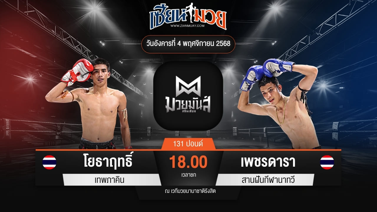 ไฮไลท์มวยศึกมวยมันส์สนั่นเมือง ระหว่าง โยธาฤทธิ์ เทพภาคิน พบ เพชรดารา สานฝันกีฬานาทวี