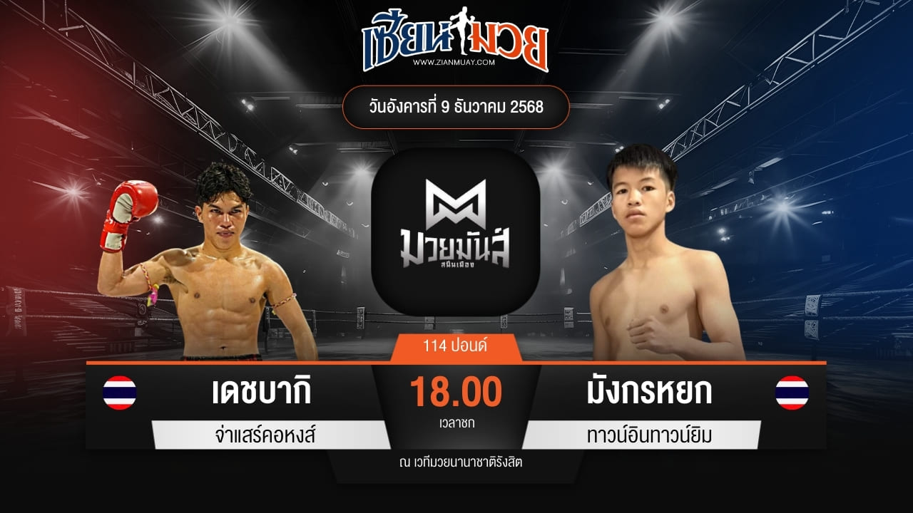 ไฮไลท์มวยศึกมวยมันส์สนั่นเมือง ระหว่าง เดชบากิ จ่าแสร์คอหงส์ พบ มังกรหยก ทาวน์อินทาวน์ยิม