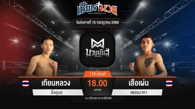 ไฮไลท์มวยศึกมวยมันส์สนั่นเมือง ระหว่าง เทียนหลวง อึ่งอุบล พบ เสือเผ่น เพชรนาคา