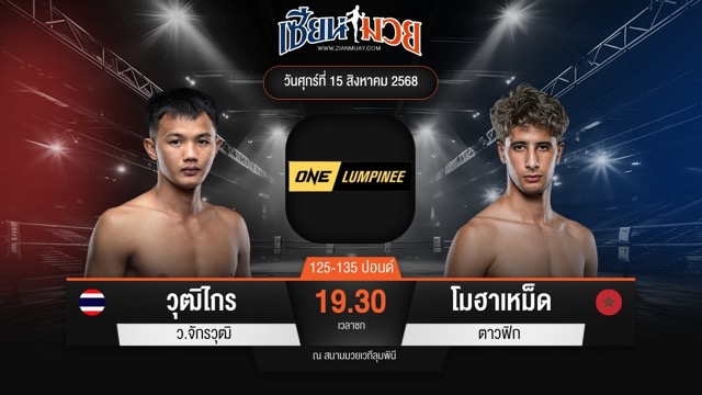 ไฮไลท์มวยศึก ONE ลุมพินี 120 ระหว่าง วุฒิไกร ว.จักรวุฒิ พบ โมฮาเหม็ด ตาวฟิก