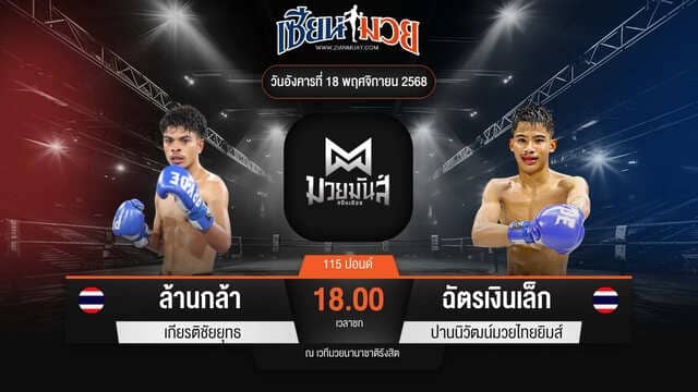 ไฮไลท์มวยศึกมวยมันส์สนั่นเมือง ระหว่าง ล้านกล้า เกียรติชัยยุทธ พบ ฉัตรเงินเล็ก ปานนิวัฒน์มวยไทยยิมส์