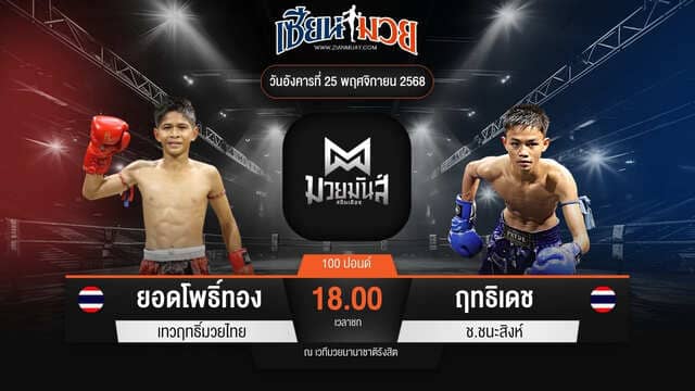 ไฮไลท์มวยศึกมวยมันส์สนั่นเมือง ระหว่าง ยอดโพธิ์ทอง เทวฤทธิ์มวยไทย พบ ฤทธิเดช ช.ชนะสิงห์