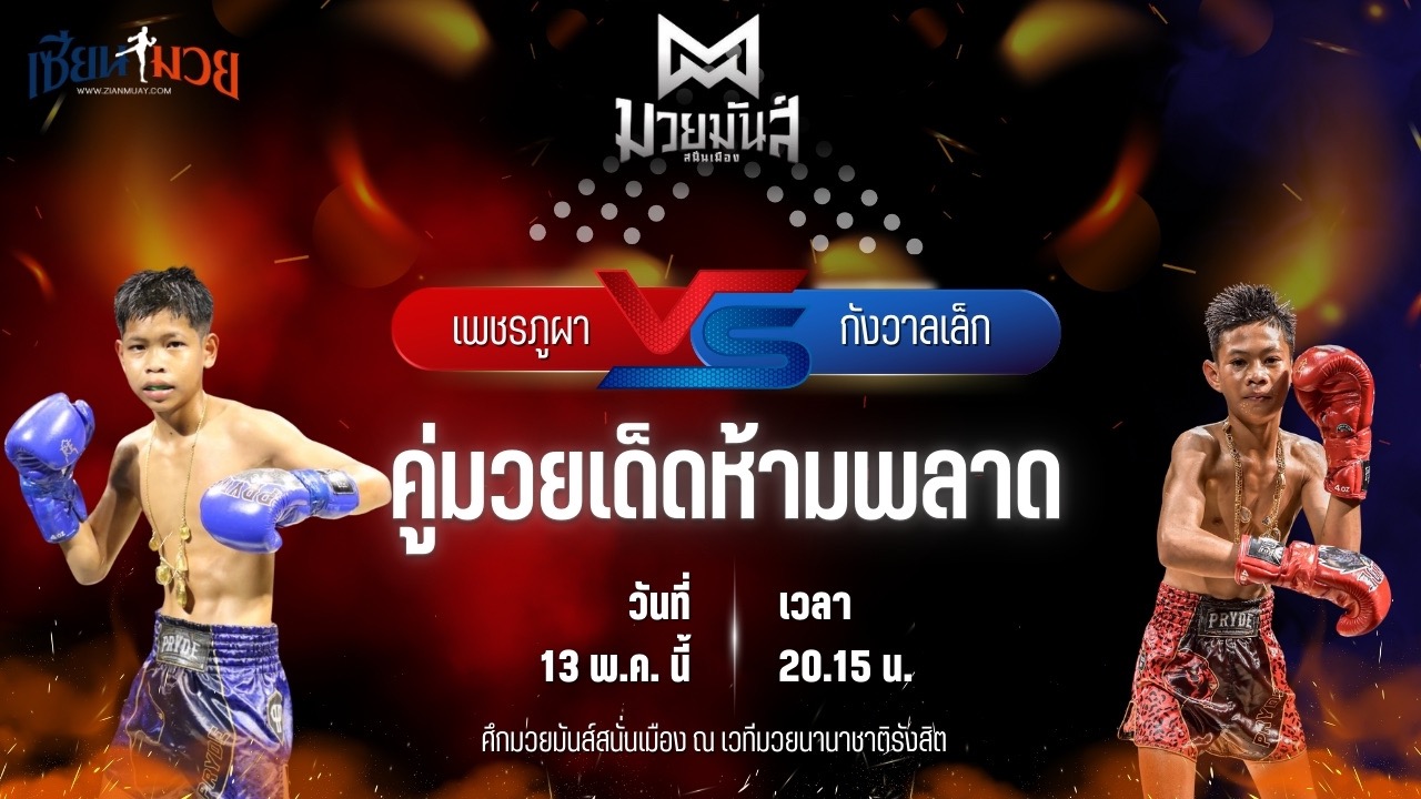 วิเคราะห์มวย ศึกมวยมันส์สนั่นเมือง ช่วงที่ 2 เพชรภูผา แบงค์ทองคำใต้เพชรบุรี พบ กังวาลเล็ก ก.วุฒิชัย