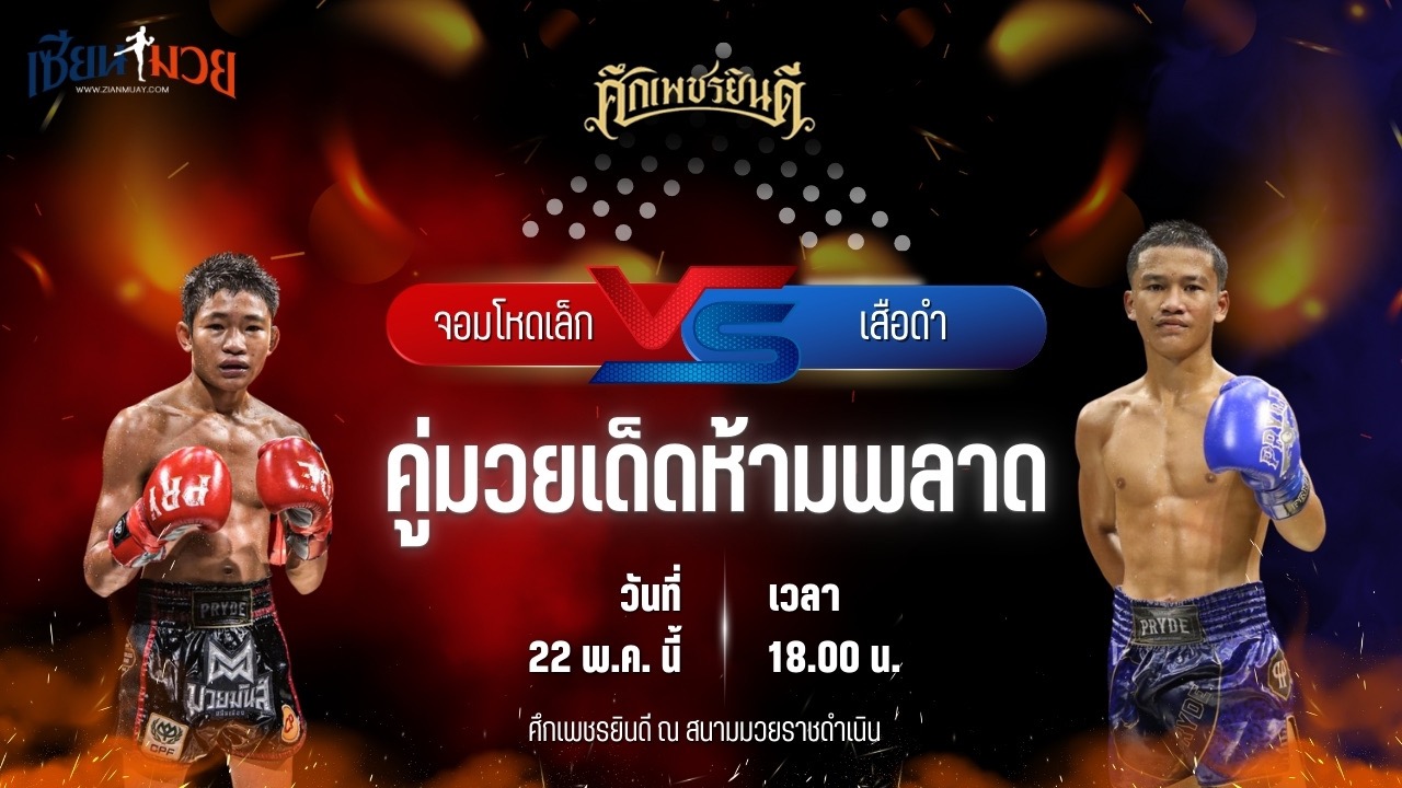วิเคราะห์มวย ศึกเพชรยินดี จอมโหดเล็ก นุ้ยสี่มุมเมือง พบ เสือดำ อ.เพชรขุนศึก
