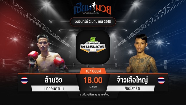 ไฮไลท์มวยศึกมวยไทยพันธมิตร ระหว่าง ล้านวิว นาวีอันดามัน พบ จ้าวเสือใหญ่ ศิษย์สาธิต
